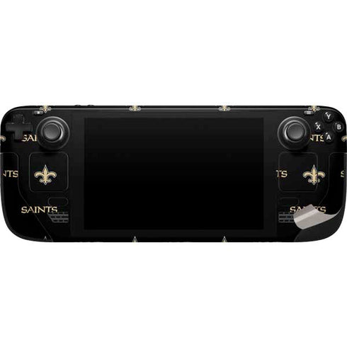 NFL New Orleans Saints Blitz Series Steam Deck Handheld Gaming Computer Skin